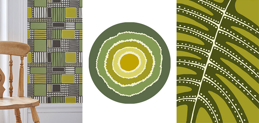 xmas-earthy-green-rugs-wallpaper